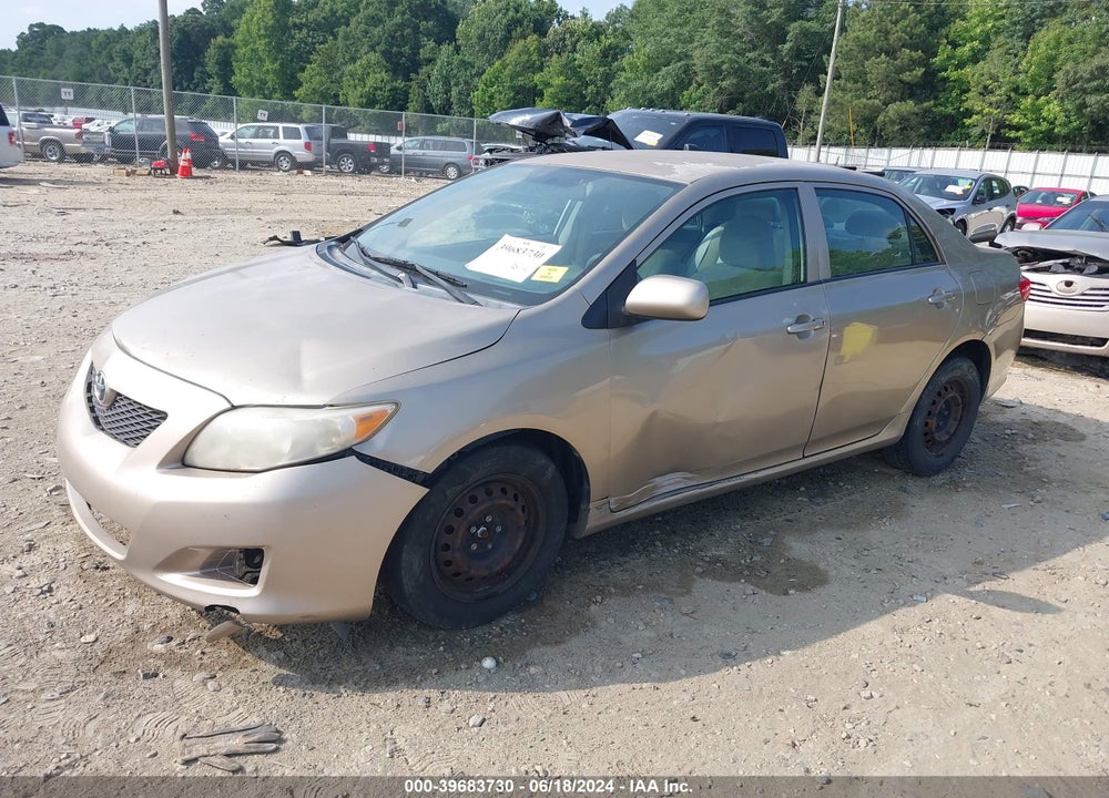 2009 TOYOTA COROLLA LE VIN: 1NXBU40E29Z078944