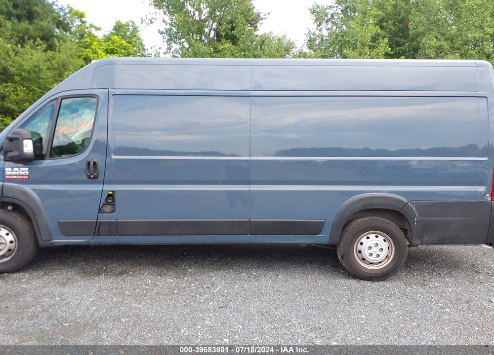 2019 RAM PROMASTER 3500 CARGO VAN HIGH ROOF 159 WB EXT VIN: 3C6URVJG1KE553645