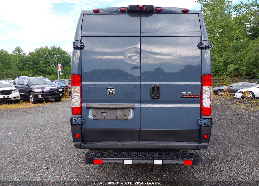 2019 RAM PROMASTER 3500 CARGO VAN HIGH ROOF 159 WB EXT VIN: 3C6URVJG1KE553645