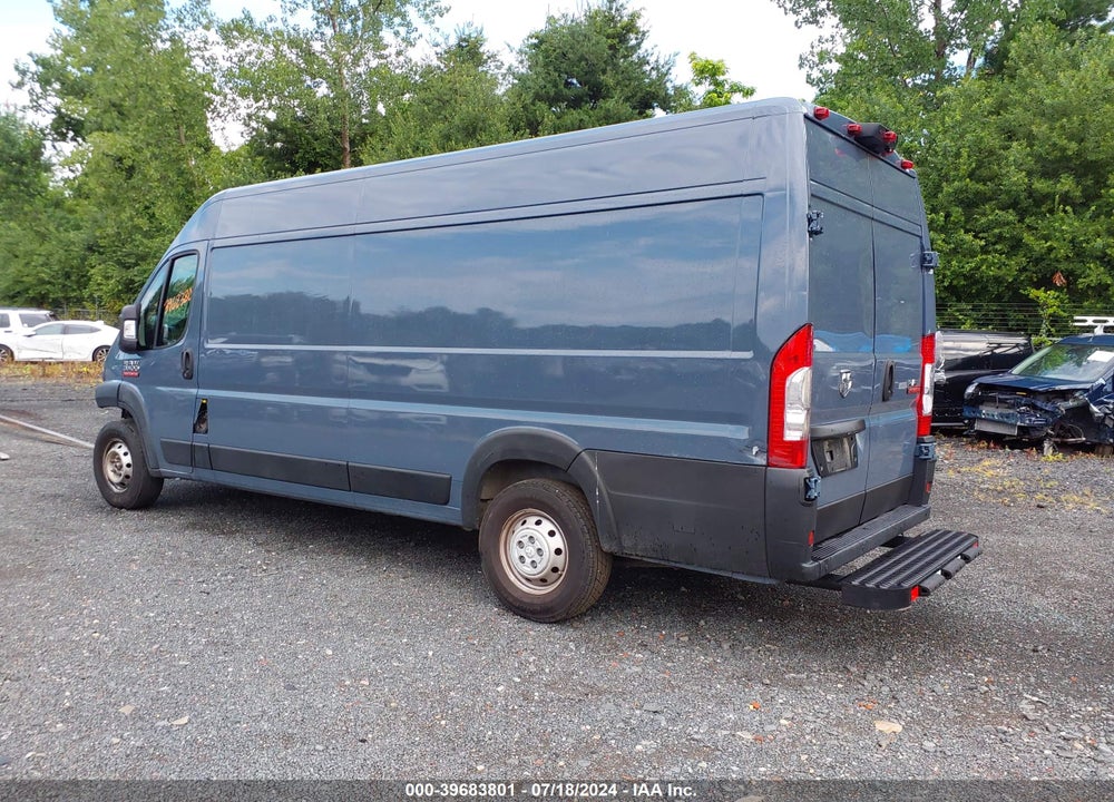2019 RAM PROMASTER 3500 CARGO VAN HIGH ROOF 159 WB EXT VIN: 3C6URVJG1KE553645