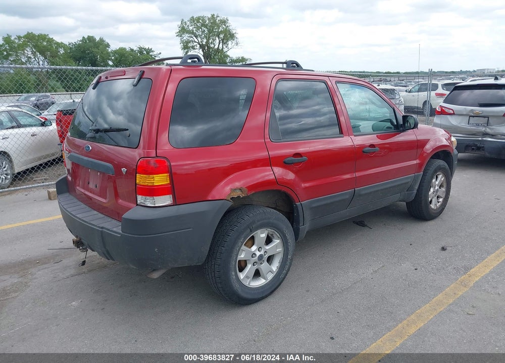 2006 FORD ESCAPE XLT/XLT SPORT VIN: 1FMYU03196KC26381