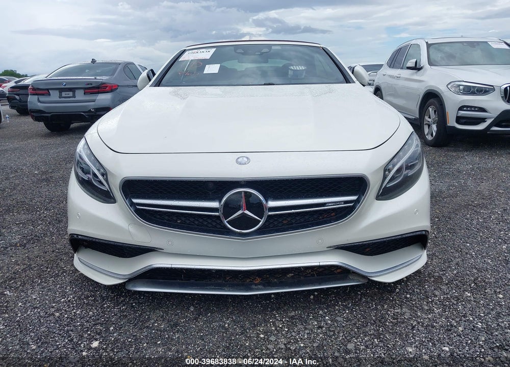 2017 MERCEDES-BENZ AMG S 63 4MATIC VIN: WDDXK7JB9HA020955