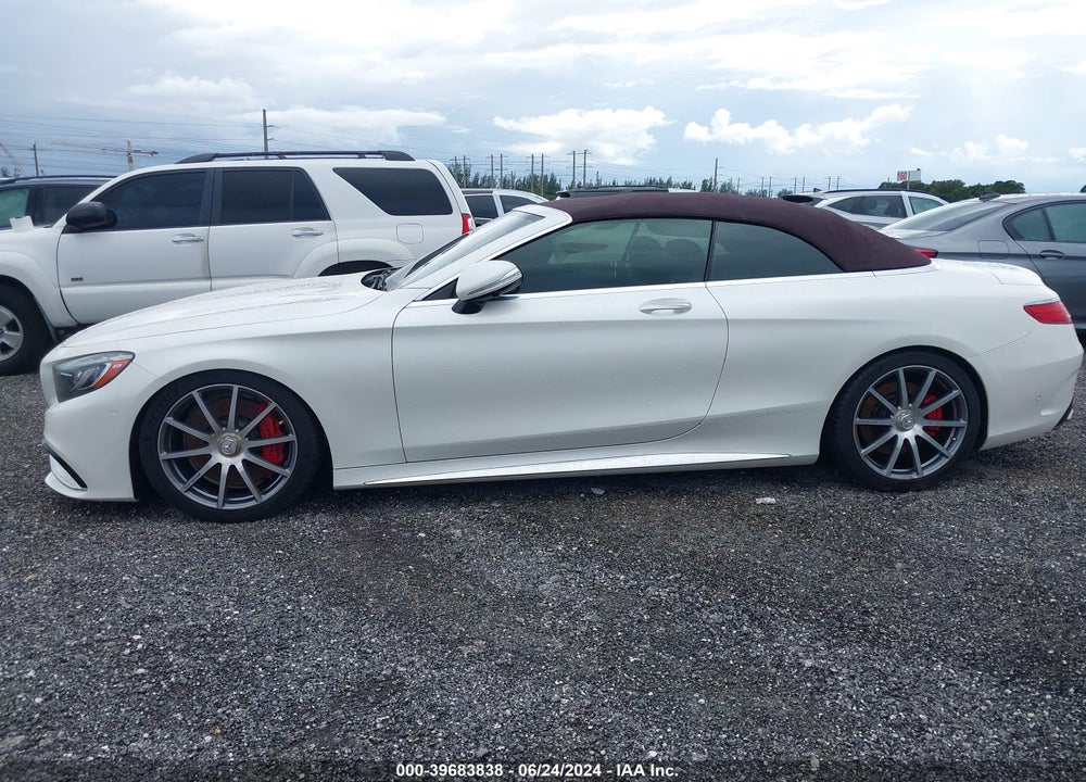 2017 MERCEDES-BENZ AMG S 63 4MATIC VIN: WDDXK7JB9HA020955