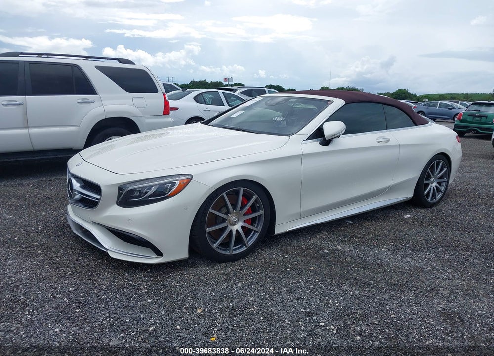 2017 MERCEDES-BENZ AMG S 63 4MATIC VIN: WDDXK7JB9HA020955