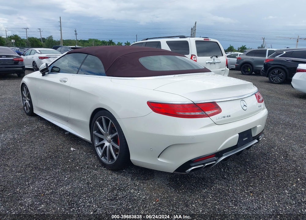 2017 MERCEDES-BENZ AMG S 63 4MATIC VIN: WDDXK7JB9HA020955