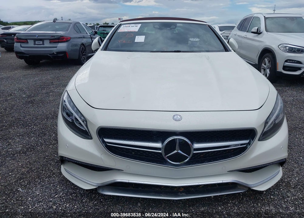 2017 MERCEDES-BENZ AMG S 63 4MATIC VIN: WDDXK7JB9HA020955
