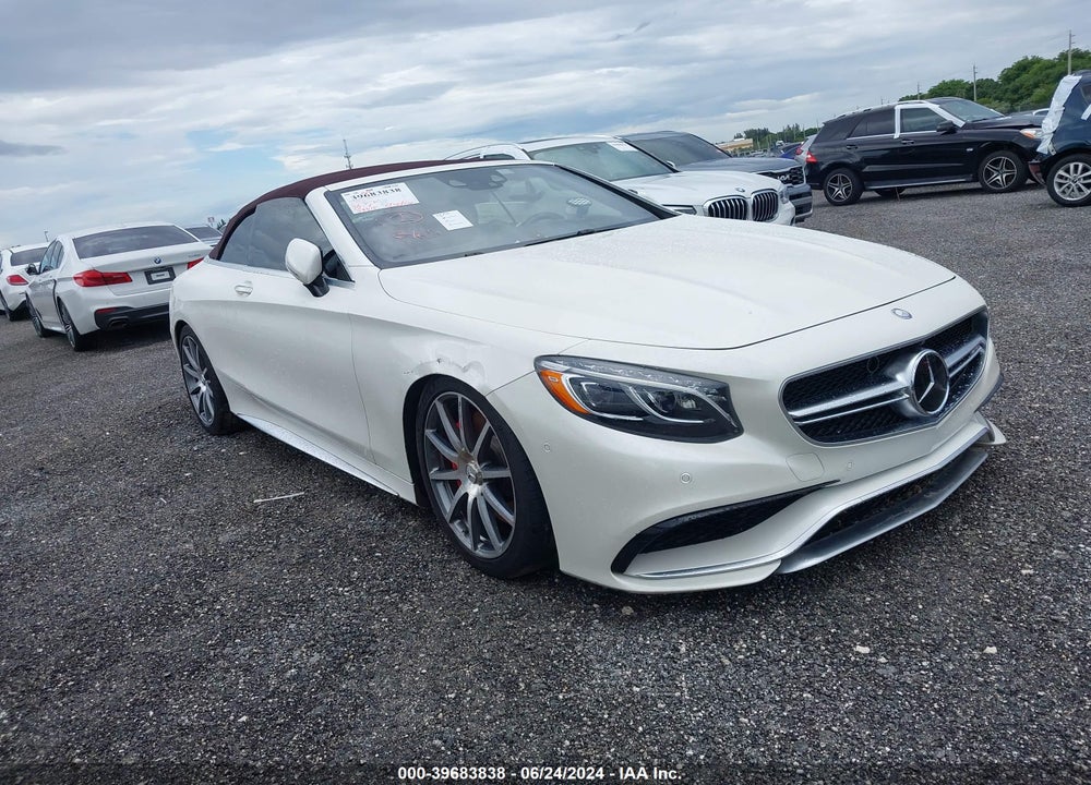 2017 MERCEDES-BENZ AMG S 63 4MATIC VIN: WDDXK7JB9HA020955