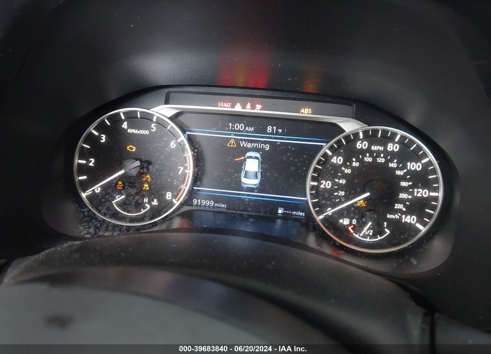 2020 NISSAN ALTIMA SR FWD VIN: 1N4BL4CV3LC233331