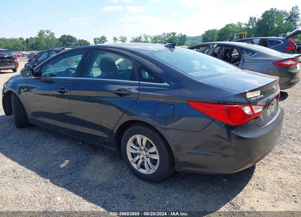 2012 HYUNDAI SONATA GLS VIN: 5NPEB4AC5CH347234