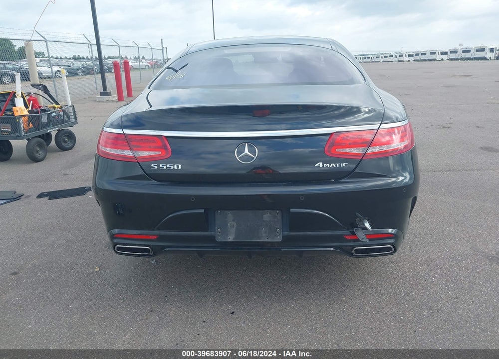 2015 MERCEDES-BENZ S 550 4MATIC VIN: WDDXJ8FB9FA006259