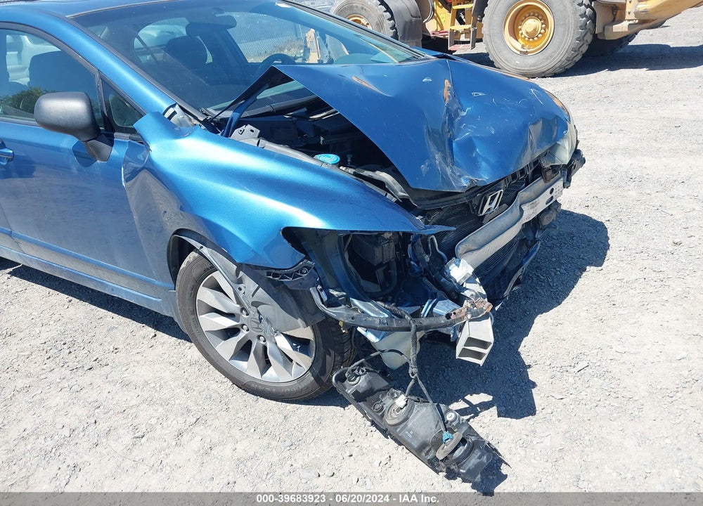 2009 HONDA CIVIC EX VIN: 1HGFA16829L003795