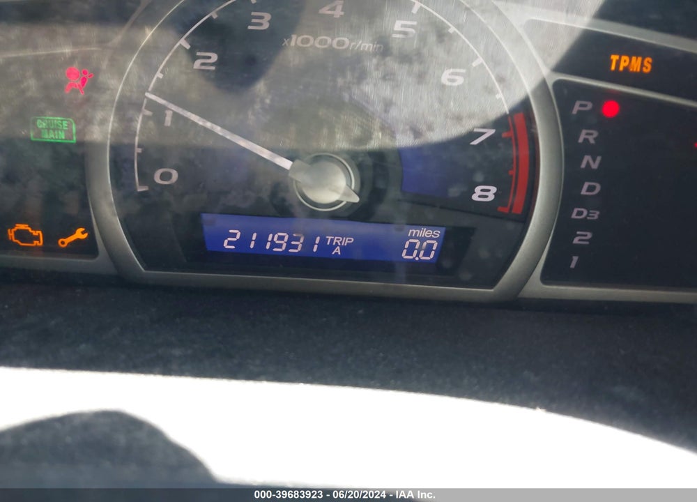 2009 HONDA CIVIC EX VIN: 1HGFA16829L003795
