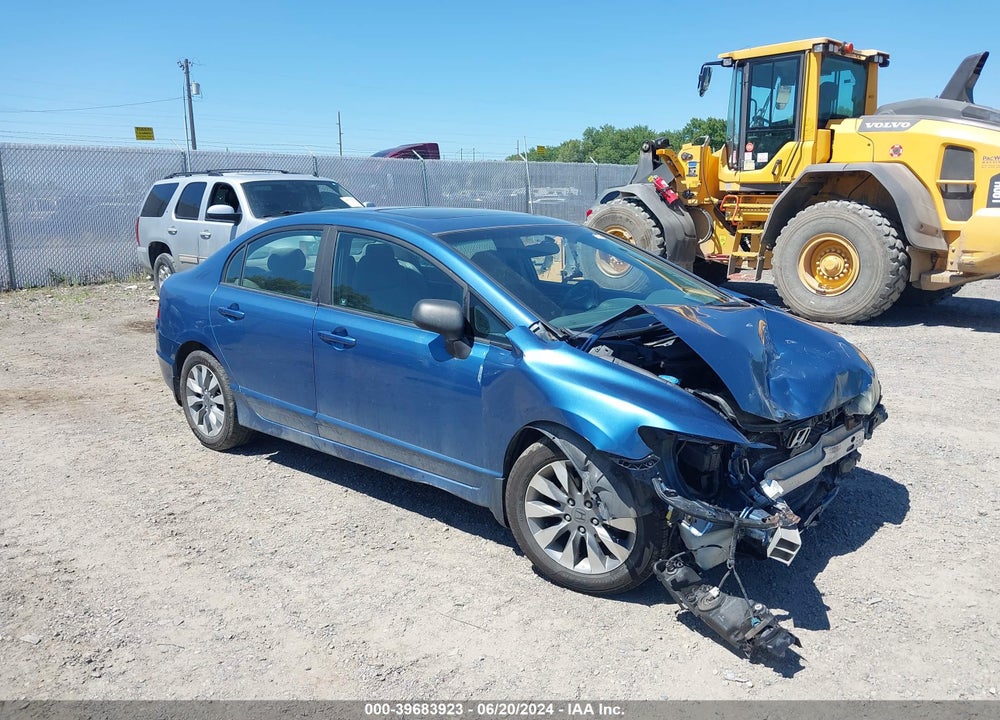 2009 HONDA CIVIC EX VIN: 1HGFA16829L003795
