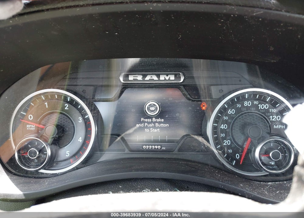 2022 RAM 2500 LAIE  4X4 6'4 BOX VIN: 3C6UR5FL0NG324663