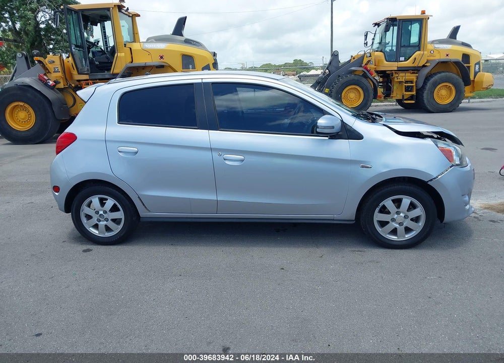 2015 MITSUBISHI MIRAGE ES VIN: ML32A4HJ8FH045548