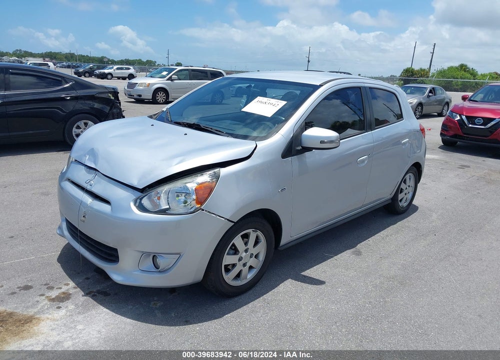 2015 MITSUBISHI MIRAGE ES VIN: ML32A4HJ8FH045548