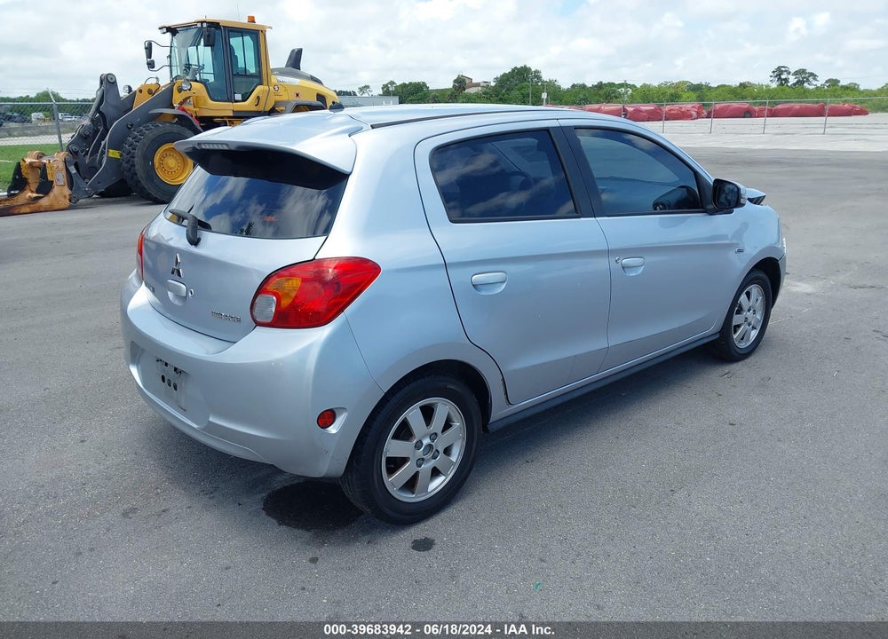 2015 MITSUBISHI MIRAGE ES VIN: ML32A4HJ8FH045548