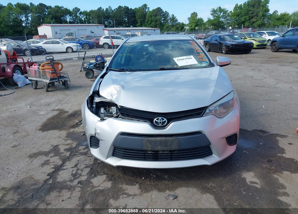 2016 TOYOTA COROLLA L VIN: 2T1BURHE5GC649875