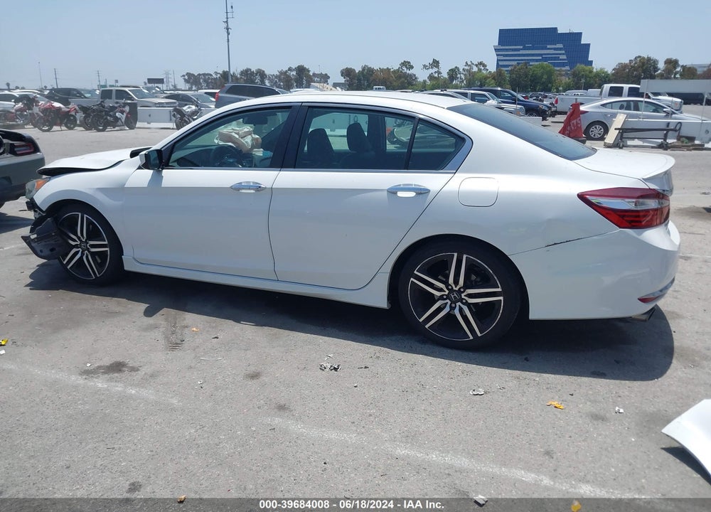 2017 HONDA ACCORD SPORT SE VIN: 1HGCR2F14HA076780