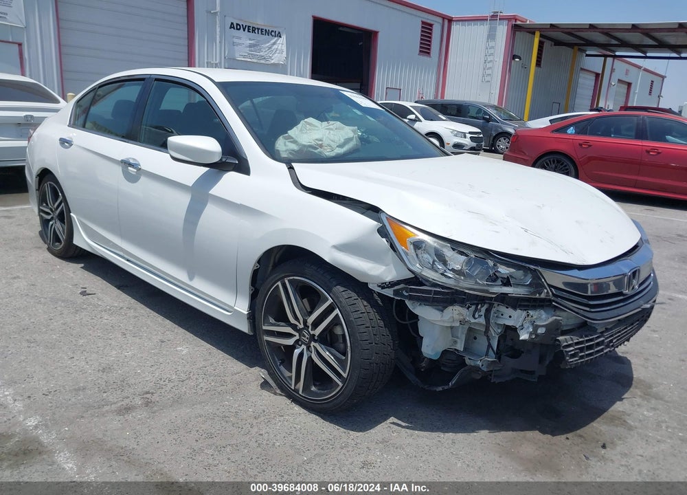 2017 HONDA ACCORD SPORT SE VIN: 1HGCR2F14HA076780