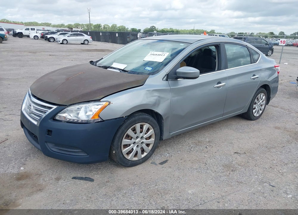 2014 NISSAN SENTRA S VIN: 3N1AB7APXEL683566