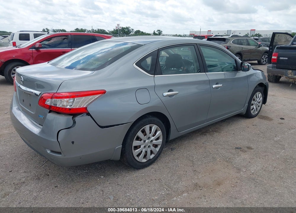 2014 NISSAN SENTRA S VIN: 3N1AB7APXEL683566