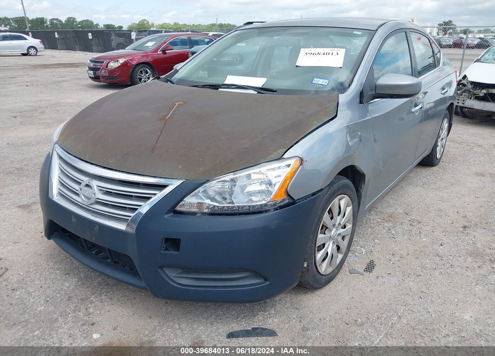 2014 NISSAN SENTRA S VIN: 3N1AB7APXEL683566