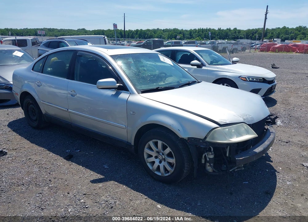 2003 VOLKSWAGEN PASSAT GLS VIN: WVWPD63B23P396396