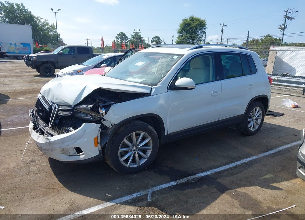 2017 VOLKSWAGEN TIGUAN 2.0T WOLFSBURG EDITION VIN: WVGRV7AX0HW507143