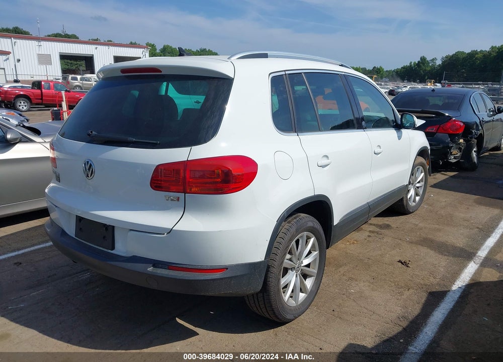 2017 VOLKSWAGEN TIGUAN 2.0T WOLFSBURG EDITION VIN: WVGRV7AX0HW507143