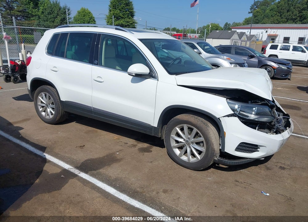 2017 VOLKSWAGEN TIGUAN 2.0T WOLFSBURG EDITION VIN: WVGRV7AX0HW507143