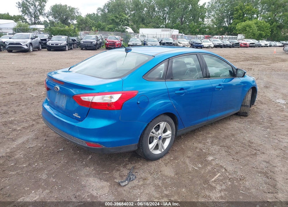 2014 FORD FOCUS SE VIN: 1FADP3F29EL219106