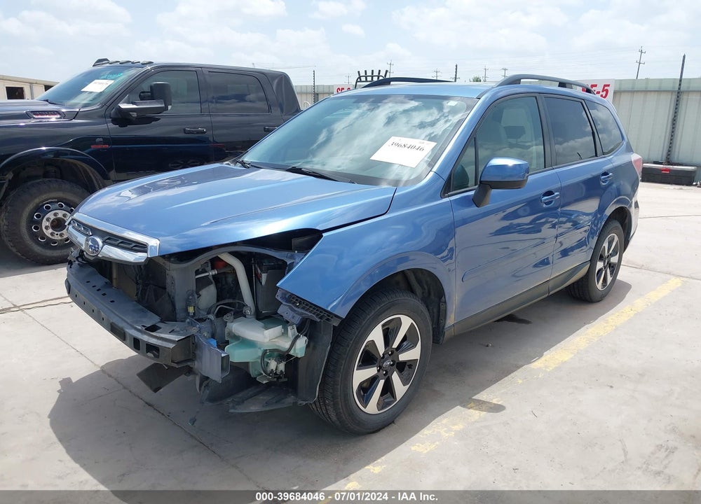 2017 SUBARU FORESTER 2.5I PREMIUM VIN: JF2SJAGC0HH421291