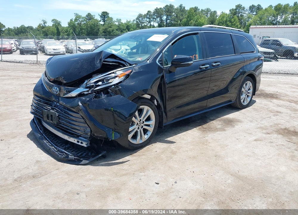 2022 TOYOTA SIENNA PLATINUM VIN: 5TDERKEC2NS110269