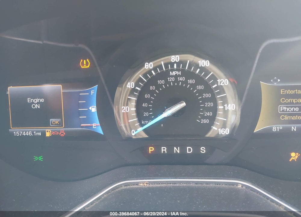2016 FORD FUSION SE VIN: 3FA6P0H74GR365787