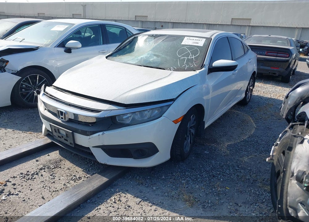 2016 HONDA CIVIC EX VIN: 2HGFC2F86GH542642