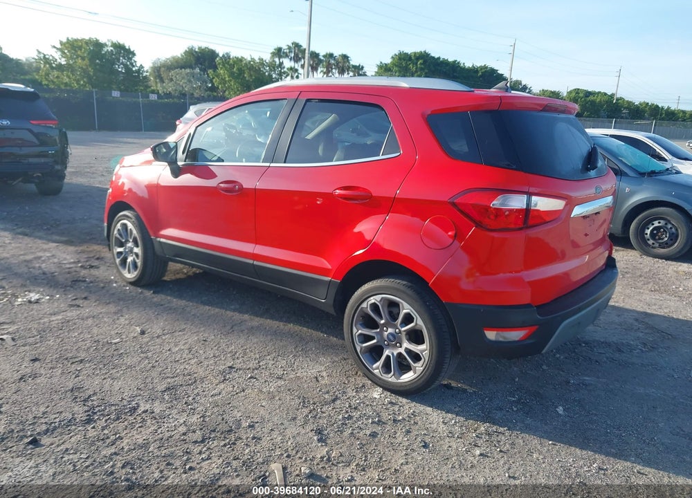 2019 FORD ECOSPORT TITANIUM VIN: MAJ6S3KL5KC279403