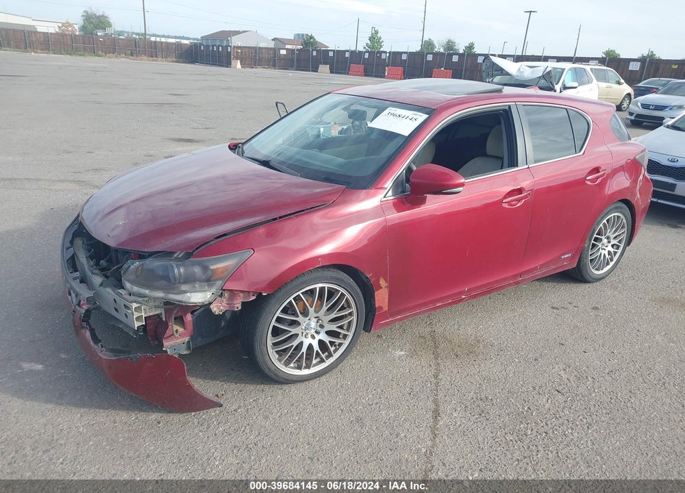 2011 LEXUS CT 200H PREMIUM VIN: JTHKD5BH7B2004159
