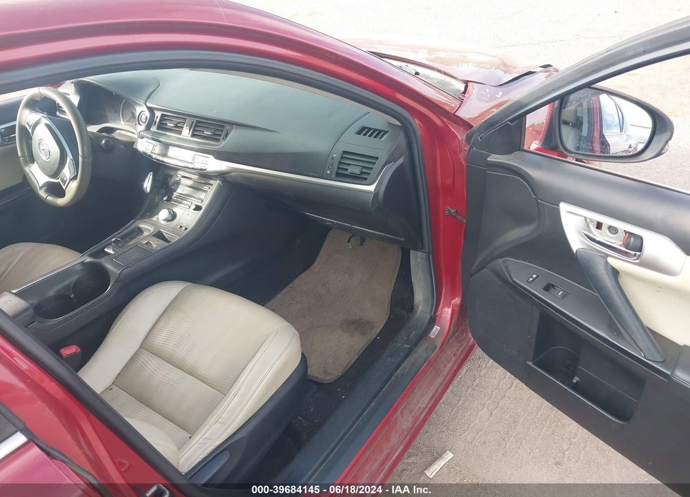 2011 LEXUS CT 200H PREMIUM VIN: JTHKD5BH7B2004159