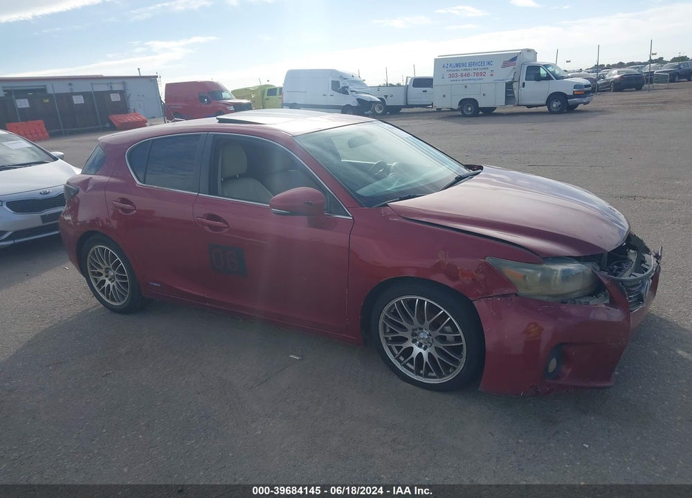 2011 LEXUS CT 200H PREMIUM VIN: JTHKD5BH7B2004159