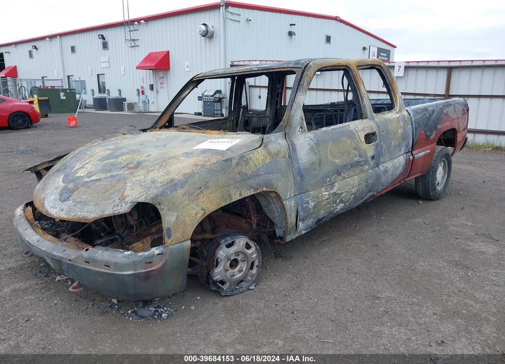 2001 GMC SIERRA 1500 SLE VIN: 2GTEK19T011109132