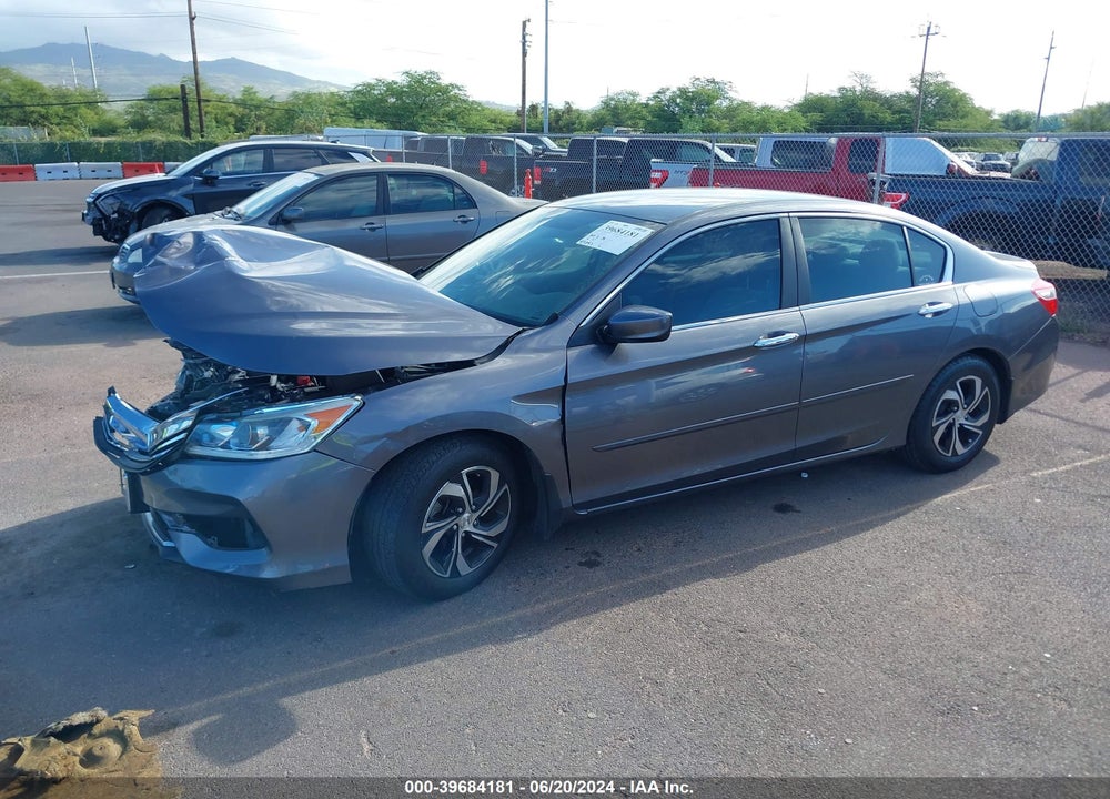2017 HONDA ACCORD LX VIN: 1HGCR2F38HA078632