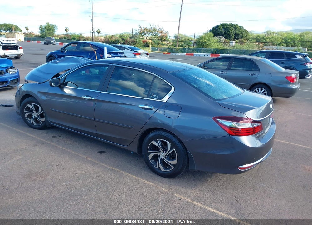 2017 HONDA ACCORD LX VIN: 1HGCR2F38HA078632
