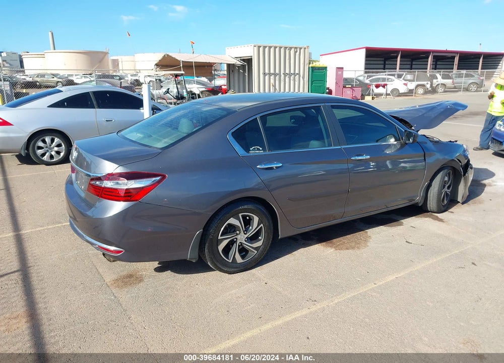 2017 HONDA ACCORD LX VIN: 1HGCR2F38HA078632