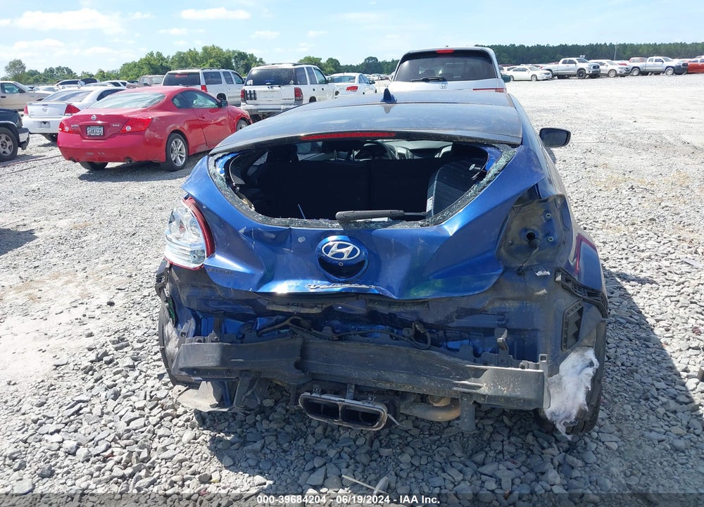 2017 HYUNDAI VELOSTER VIN: KMHTC6AD3HU322432
