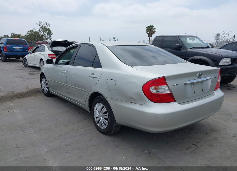 2003 TOYOTA CAMRY LE VIN: JTDBE32K930170159