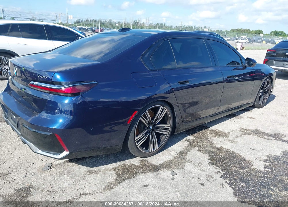 2023 BMW 740 I VIN: WBA23EH08PCL73326
