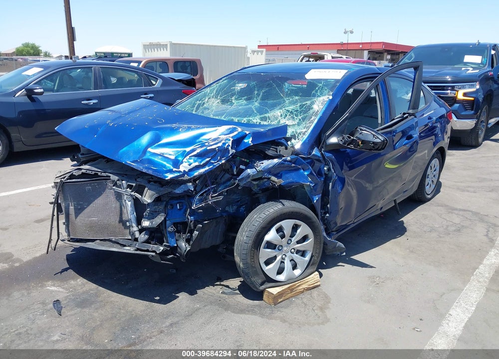 2017 HYUNDAI ACCENT SE VIN: KMHCT4AE3HU315395