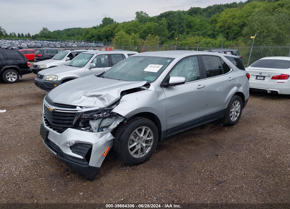 2022 CHEVROLET EQUINOX AWD LT VIN: 3GNAXUEV6NL107132