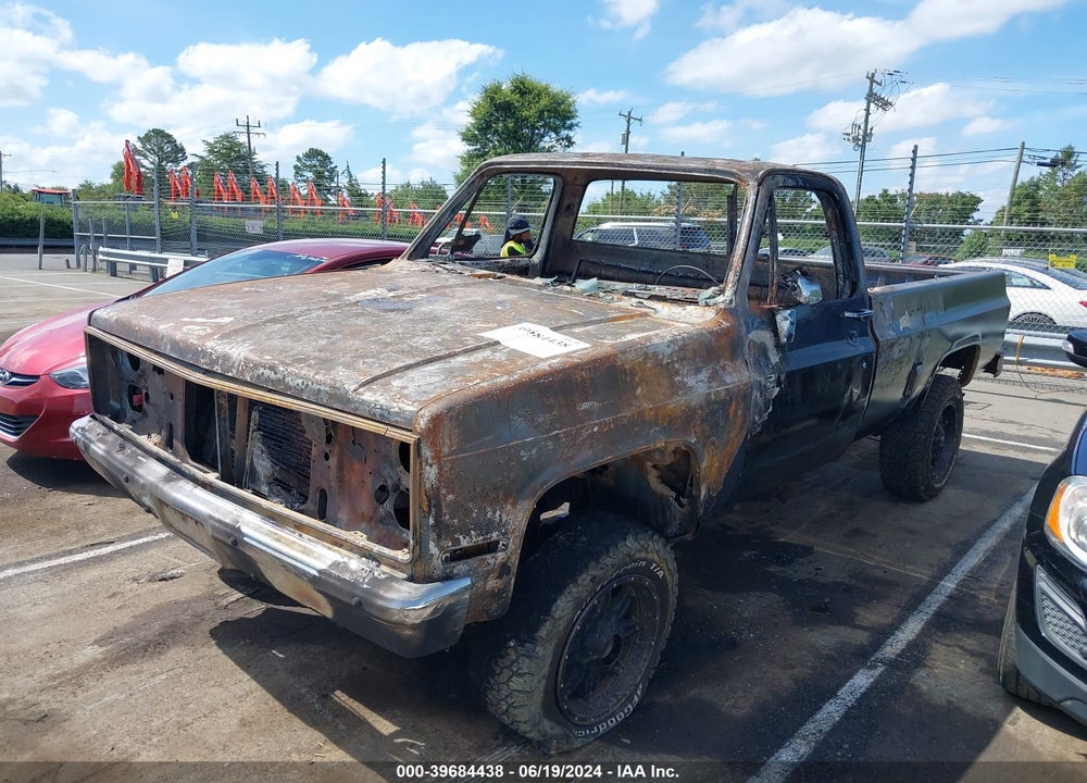 1986 CHEVROLET K20 VIN: 1GCGK24M6GJ132265